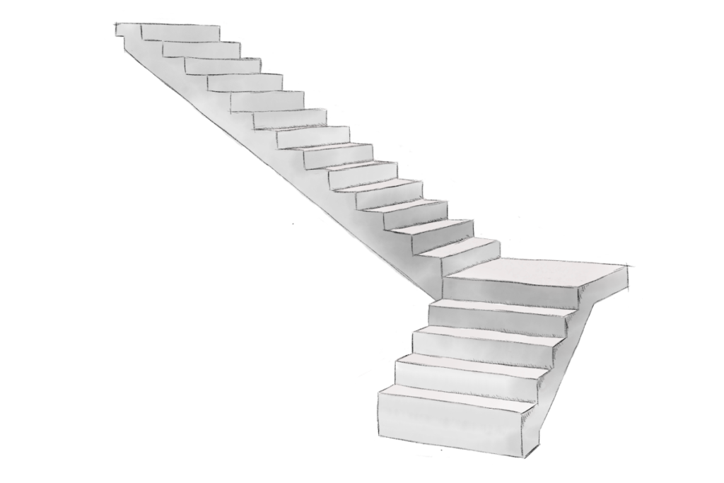 Treppen und Podeste